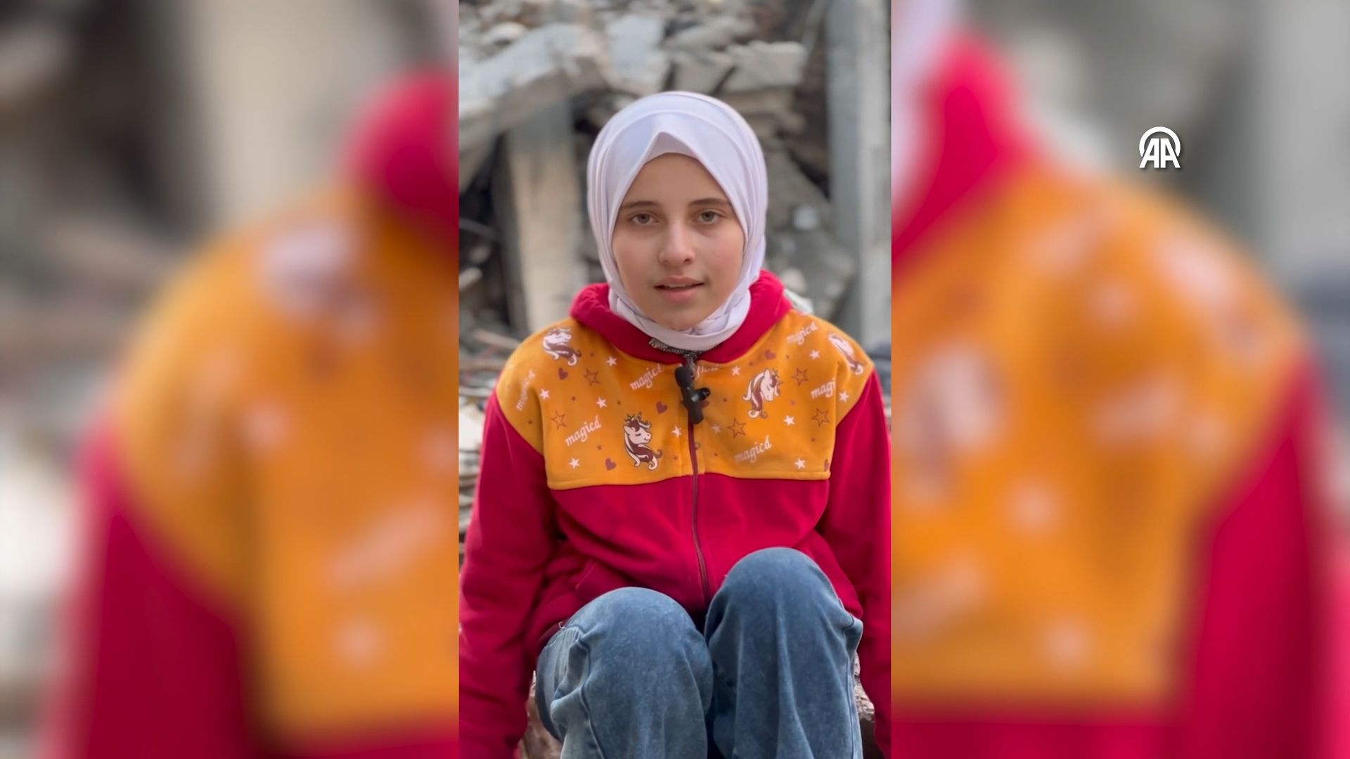 11 yaşındaki Filistinli Rahaf dünyaya seslendi: Bize bugün yardım etmeyecekseniz ne zaman edeceksiniz? - 1. Resim