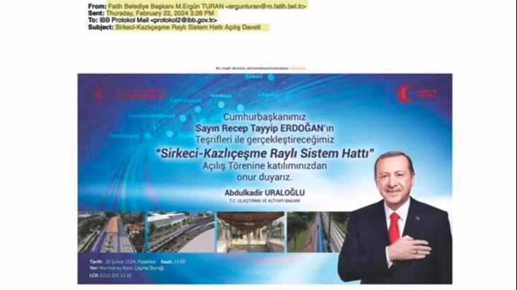 Davet tartışmasında son perde... İmamoğlu kendisine gelen maili paylaştı Davet tartışmasında son perde... İmamoğlu kendisine gelen maili paylaştı - 2. Resim