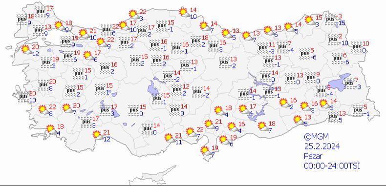 Kış ortasında kirli bahar! Meteoroloji İstanbul'un iki ilçesini işaret etti - 1. Resim