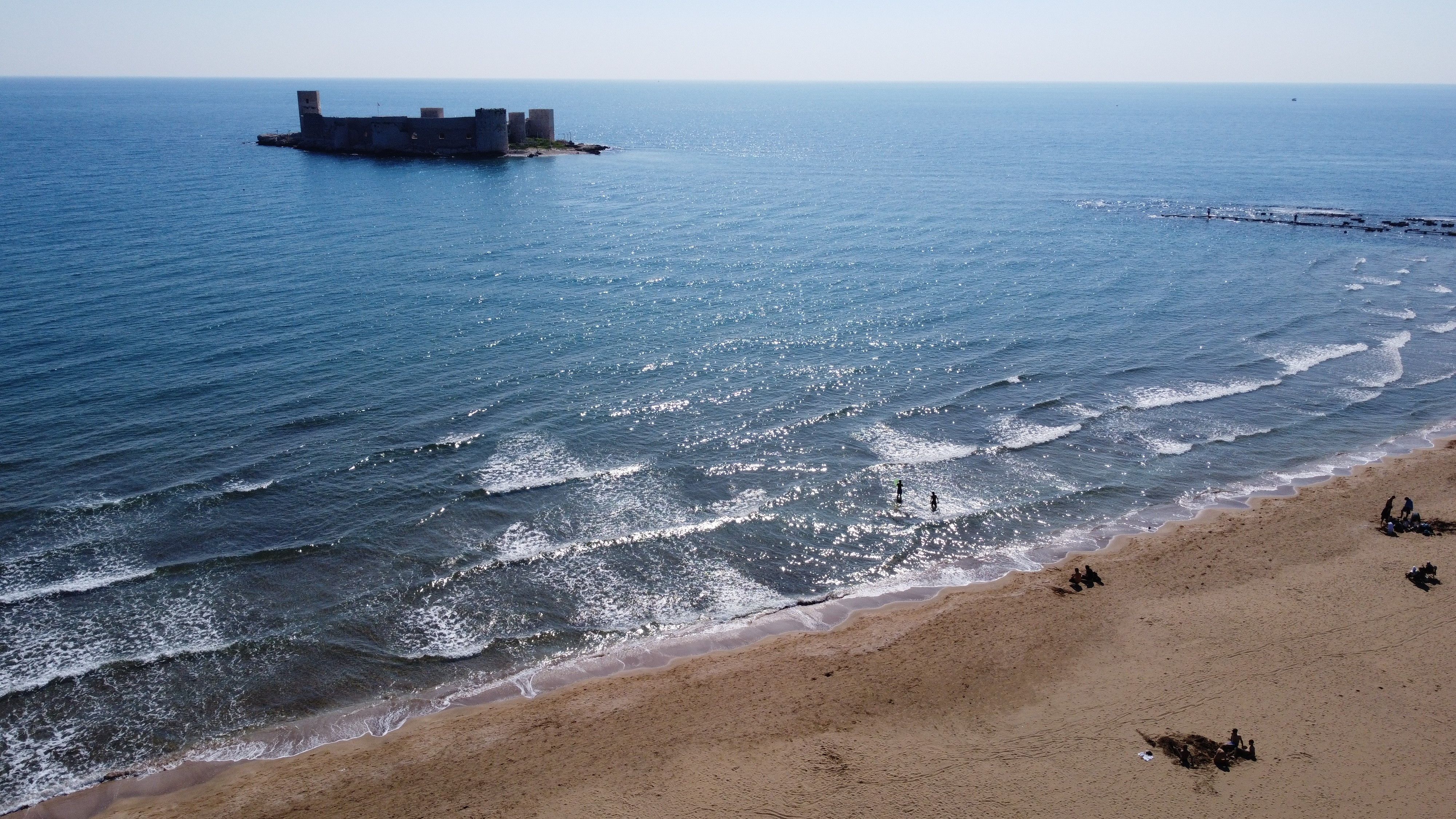 Yüzlerce denizanası Mersin kıyılarını istila etti - 3. Resim