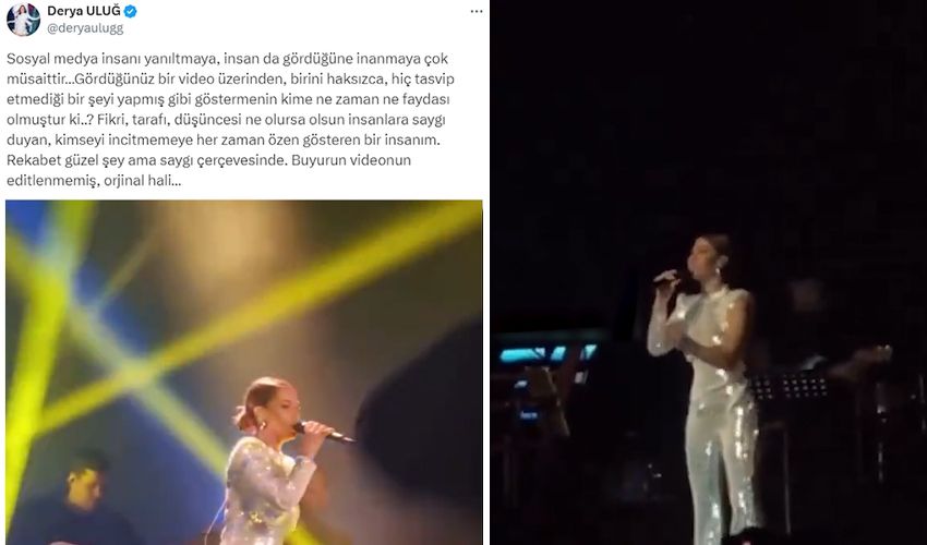 Derya Uluğ konserinde Galatasaray’a küfür edildiği iddiasına cevap verdi Derya Uluğ konserinde Galatasaray’a küfür edildiği iddiasına cevap verdi - 1. Resim