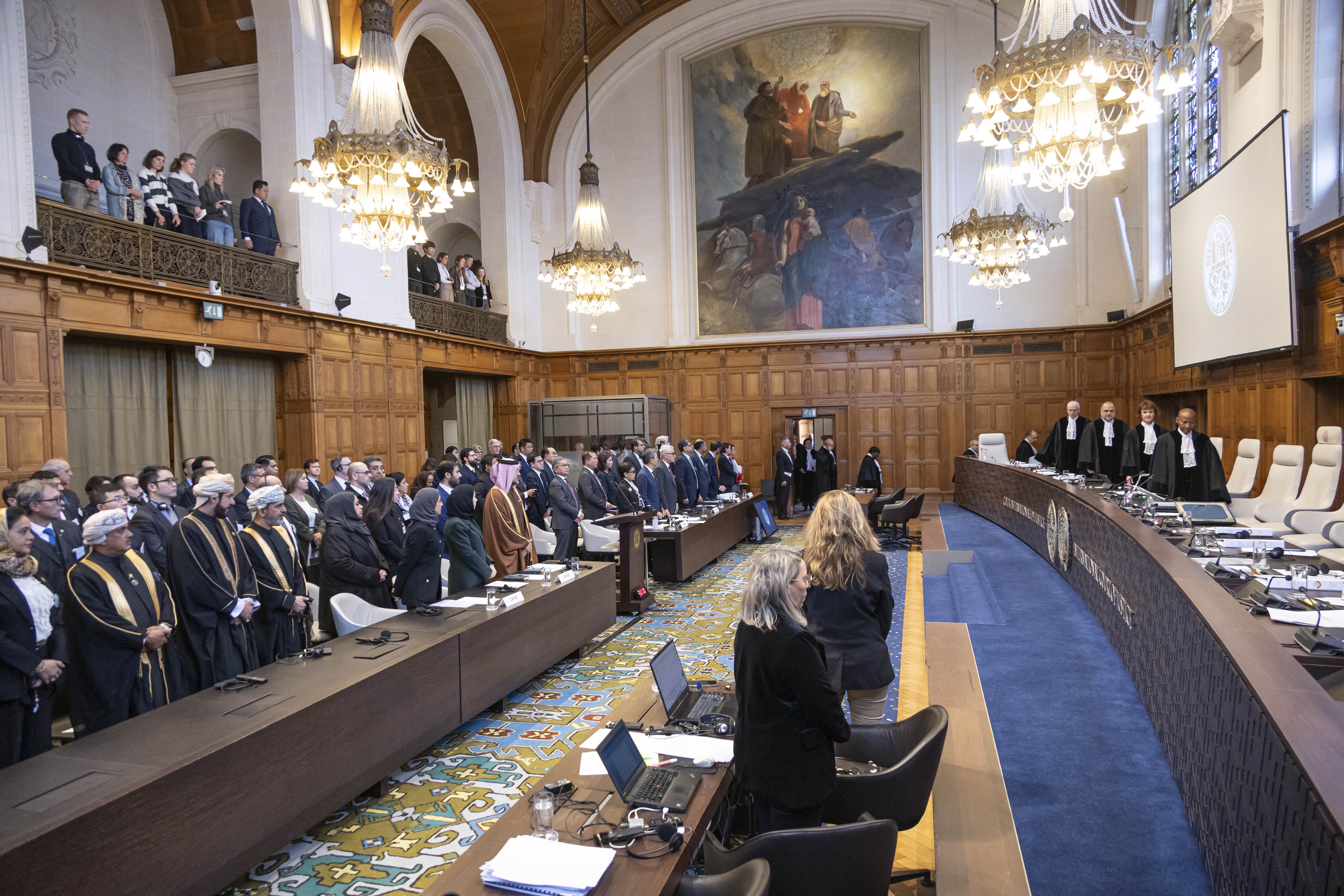 Uluslararası Adalet Divanı'nda sunum sırası bugün Türkiye'de - 1. Resim