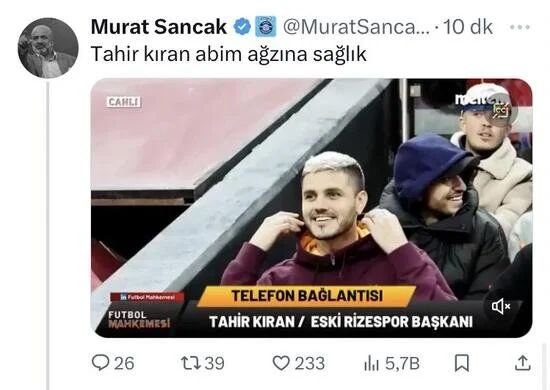 Tahir Kıran'dan T&uuml;rkiye'yi ayağa kaldıran iddia: Galatasaray'ın hem futbol, hem kadın futbol takımını şampiyon yapacaklar - 1. Resim
