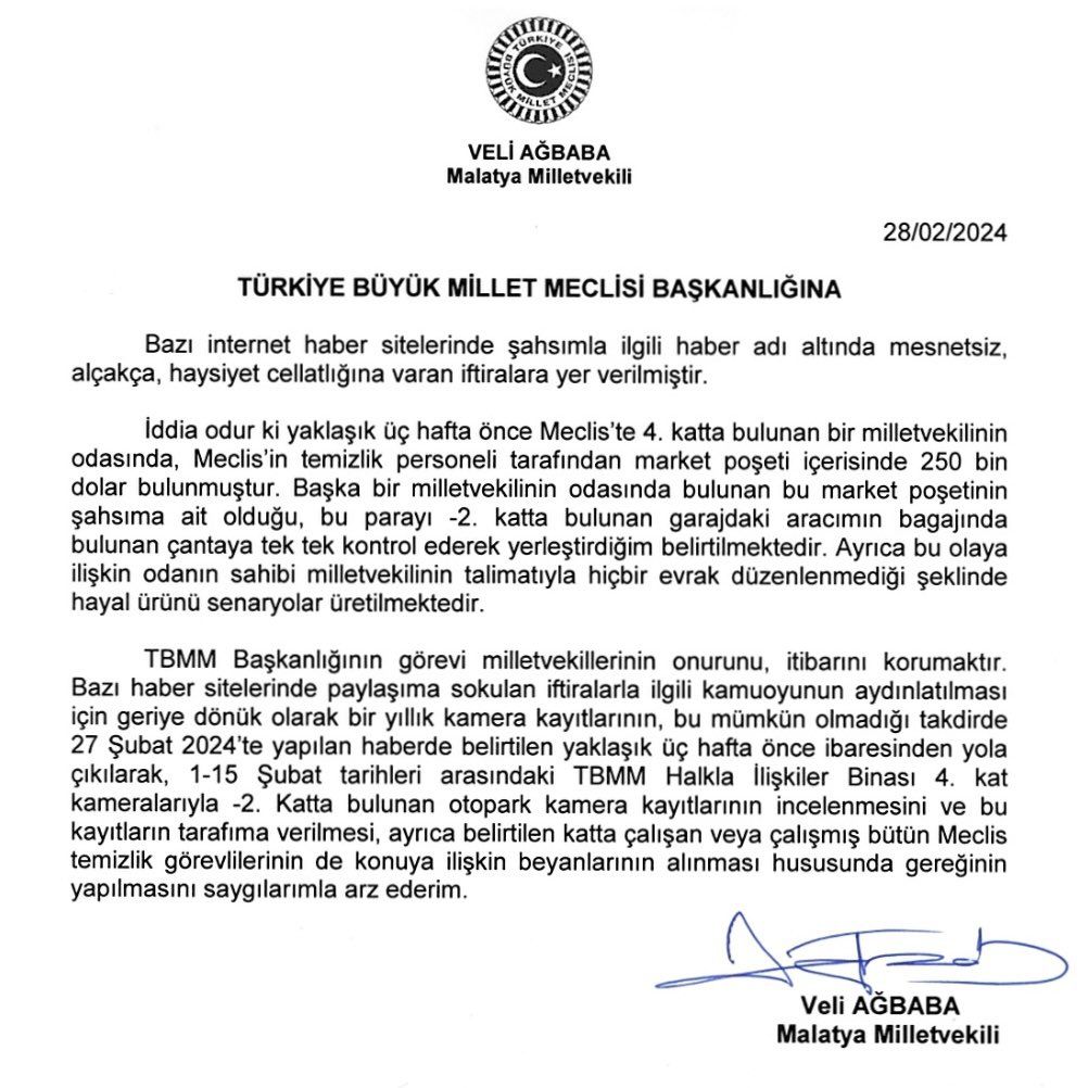 Meclis'i karıştıran 'dolar dolu torba' iddiası! CHP'li Veli Ağbaba: Torba alan haysiyetsizdir, kafama sıkarım Meclis'i karıştıran 'dolar dolu torba' iddiası! CHP'li Veli Ağbaba: Torba alan haysiyetsizdir, kafama sıkarım - 1. Resim