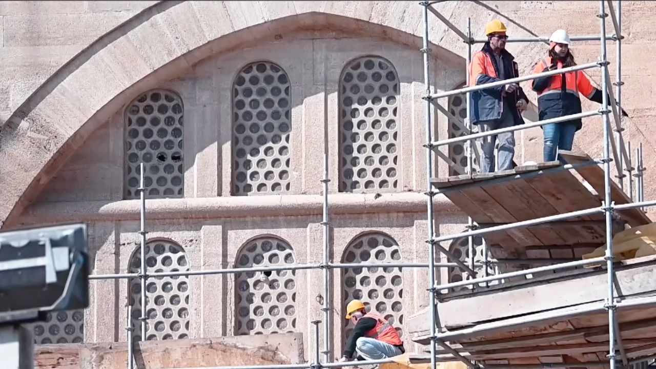 Mimar Sinan'ın ustalık eserinde son durum! Selimiye Camii restorasyonu 2025'i görecek Mimar Sinan'ın ustalık eserinde son durum! Selimiye Camii restorasyonu 2025'i görecek - 2. Resim