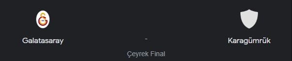 Galatasaray Karagümrük maçı tek maç üzerinden oynanacak Galatasaray Karagümrük maçı tek maç üzerinden oynanacak - 1. Resim