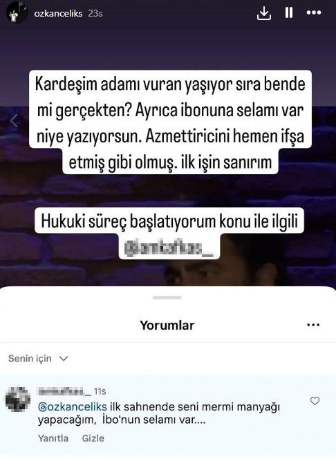 İbrahim Tatlıses’in vurulmasıyla ilgili şaka yapan komedyen Özkan Çelik' ölüm tehdidi - 2. Resim
