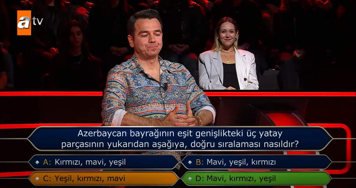 Kim Milyoner Olmak İster'de 'Azerbaycan' sorusu! Seyirci jokeri sonu oldu - 3. Resim