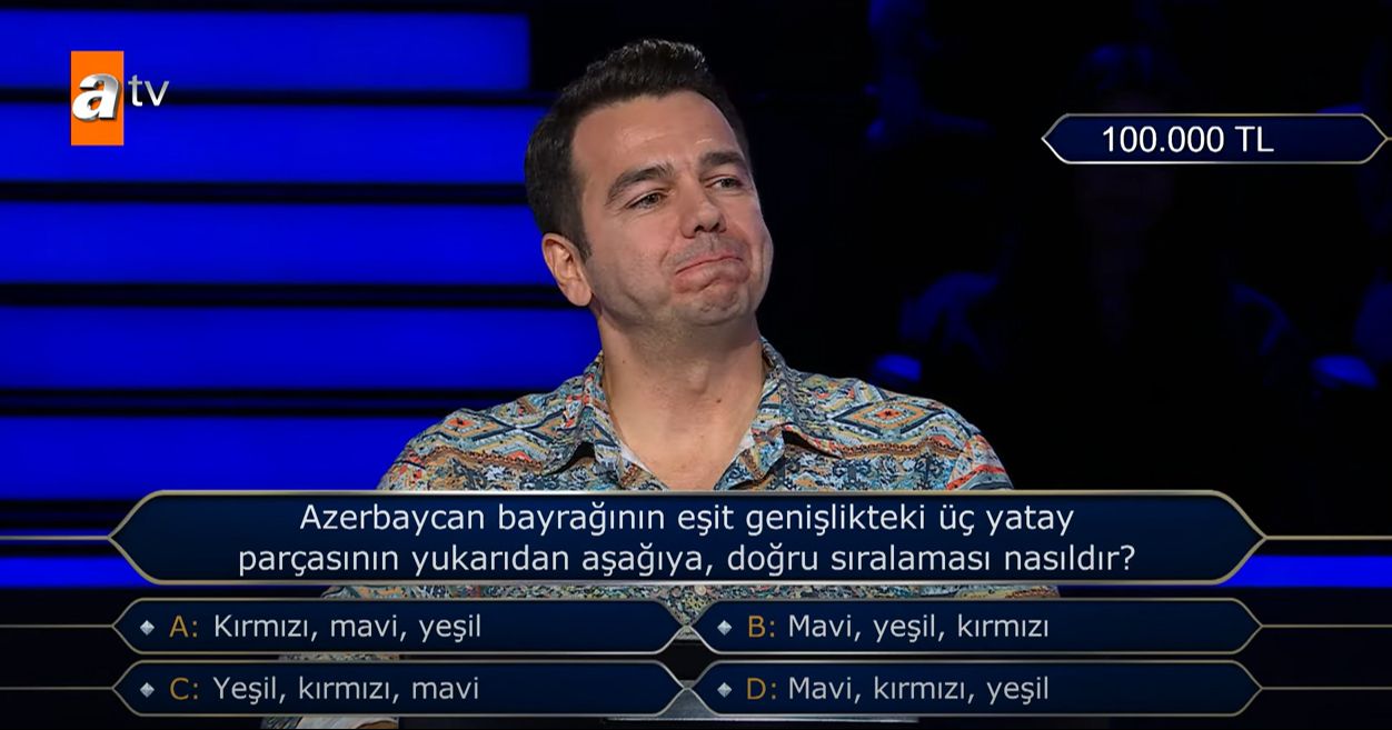 Kim Milyoner Olmak İster'de 'Azerbaycan' sorusu! Seyirci jokeri sonu oldu - 1. Resim