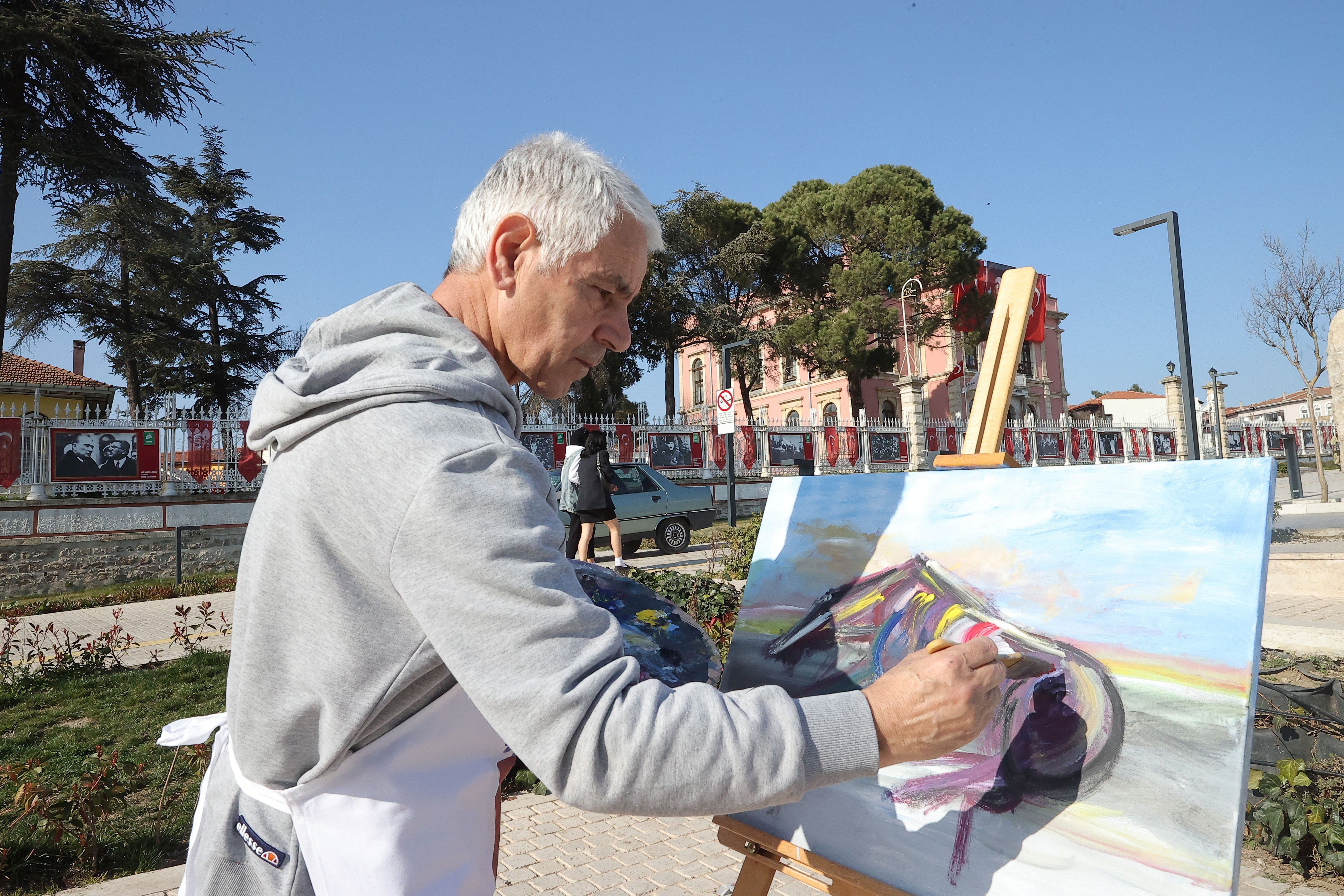 9 ülkeden 25 ressam  Edirne için harekete geçti! Adım adım resimliyorlar 9 ülkeden 25 ressam  Edirne için harekete geçti! Adım adım resimliyorlar - 4. Resim