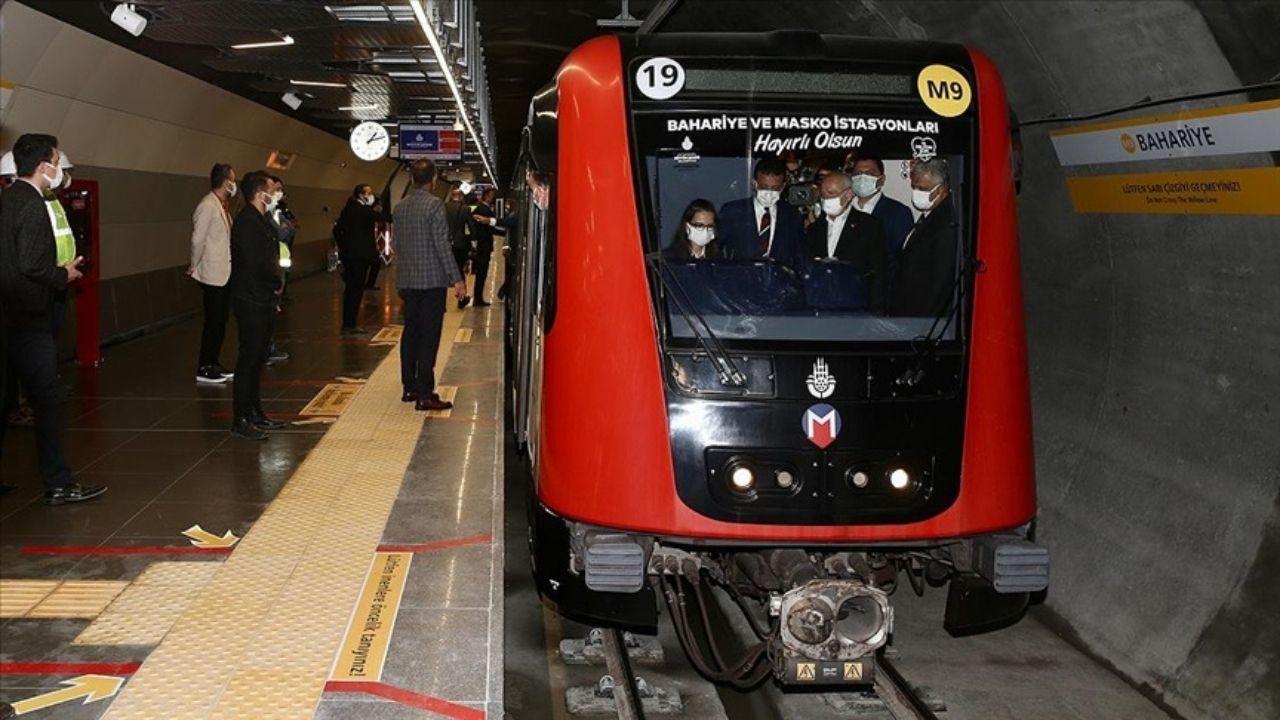 M9 Ataköy-Bahariye Metro Hattı 16 mart 2024'te açılması planlanıyor - 1. Resim
