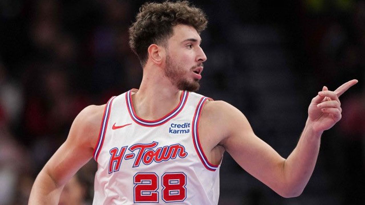 Alperen Şengün NBA tarihine geçti! Türk basketbolcu Mehmet Okur'un rekorunu kırdı Alperen Şengün NBA tarihine geçti! Türk basketbolcu Mehmet Okur'un rekorunu geçti - 1. Resim