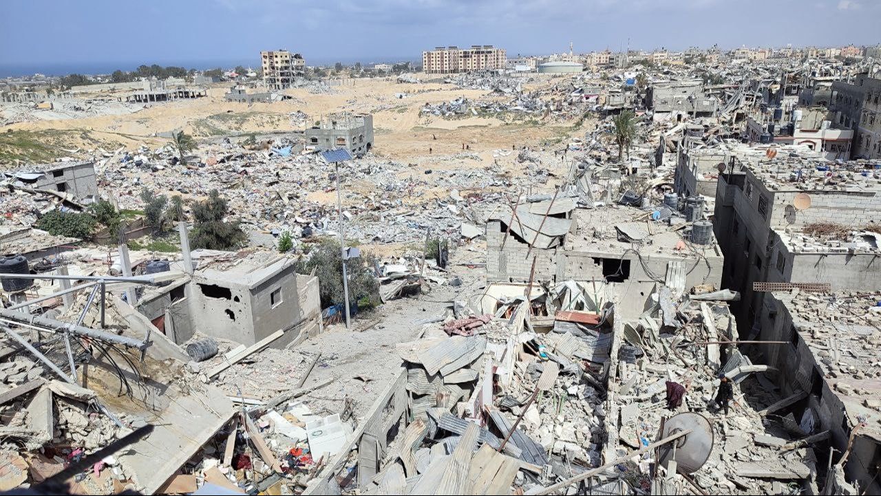 İsrail'in Gazze'de yol açtığı yıkım gözler önüne serildi! Harabe şehirler, yaşanmaz hale gelen evler.... - 1. Resim