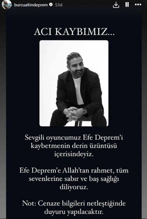 Seksenler dizisi oyuncusu Efe Deprem hayatını kaybetti Seksenler dizisi oyuncusu Efe Deprem hayatını kaybetti - 2. Resim