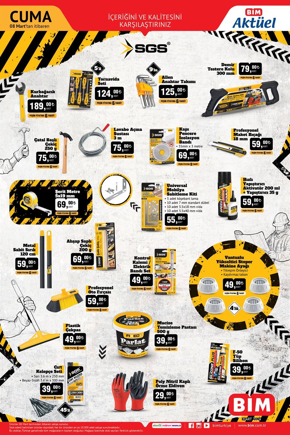 8 Mart Bim Aktüel kataloğunda teknolojik aletler, züccaciye ürünleri var - 4. Resim