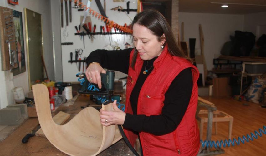 Eşine yardım olsun diye başladı, usta oldu! O kadar beğenildi ki, Almanya'dan bile sipariş alıyor - 1. Resim