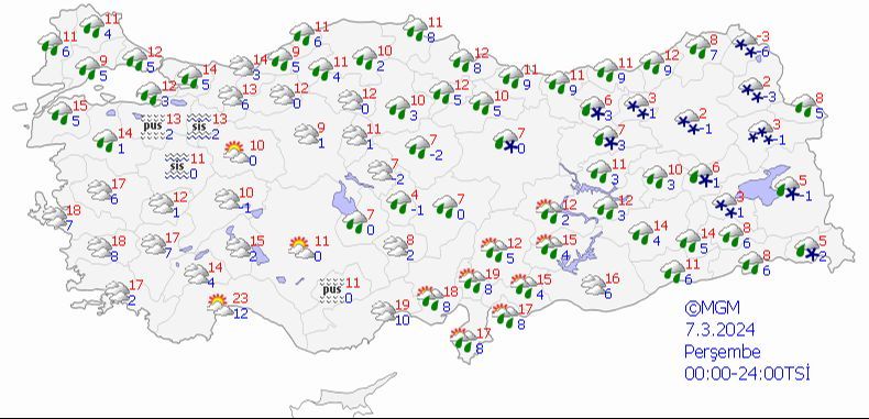 Sıcaklık azalıyor, kar kapıda! Meteoroloji il il uyardı - 1. Resim