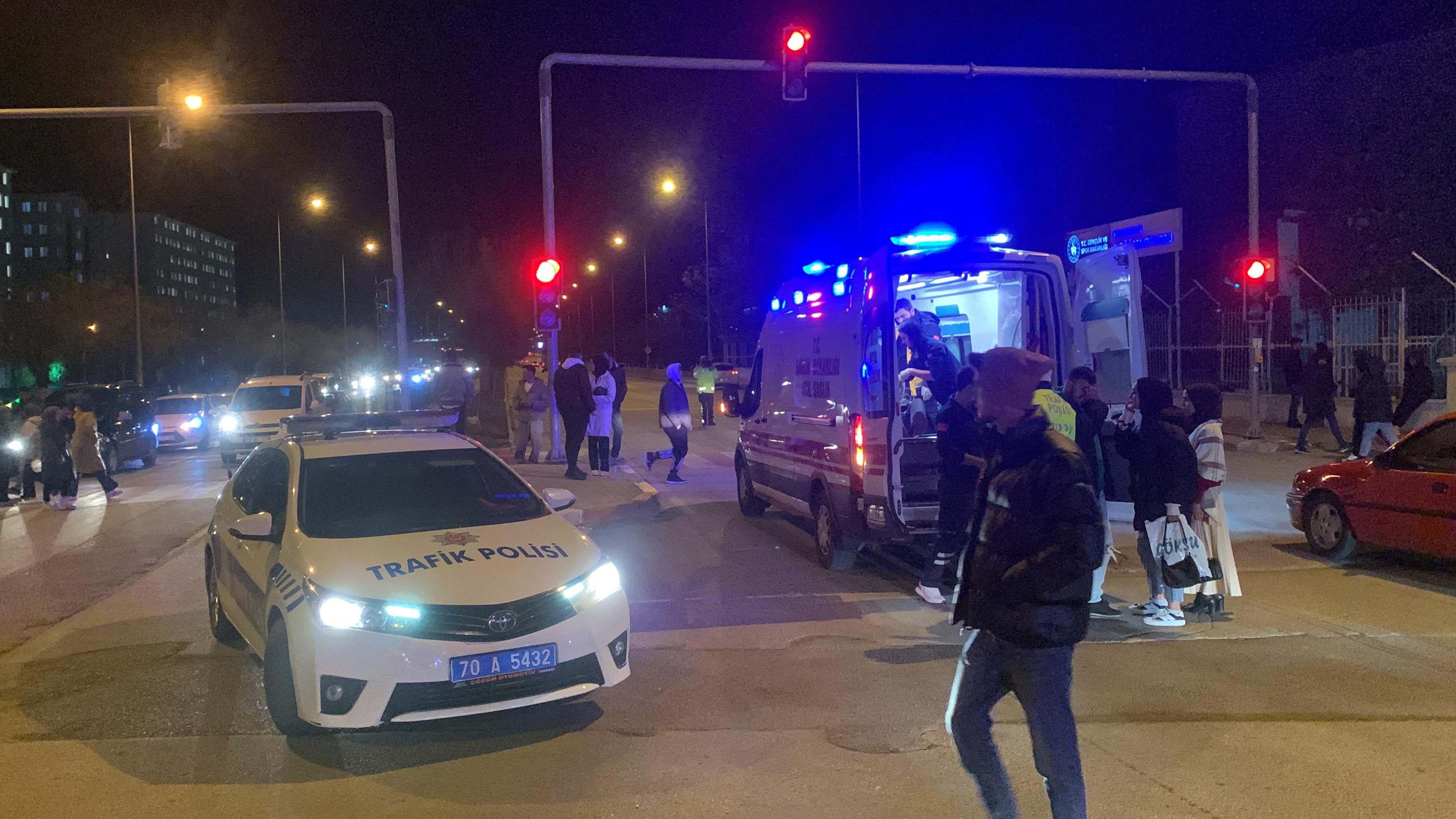 Karaman'da trajikomik olay: Üniversiteli gence 1 saat arayla iki kez araba çarptı - 2. Resim