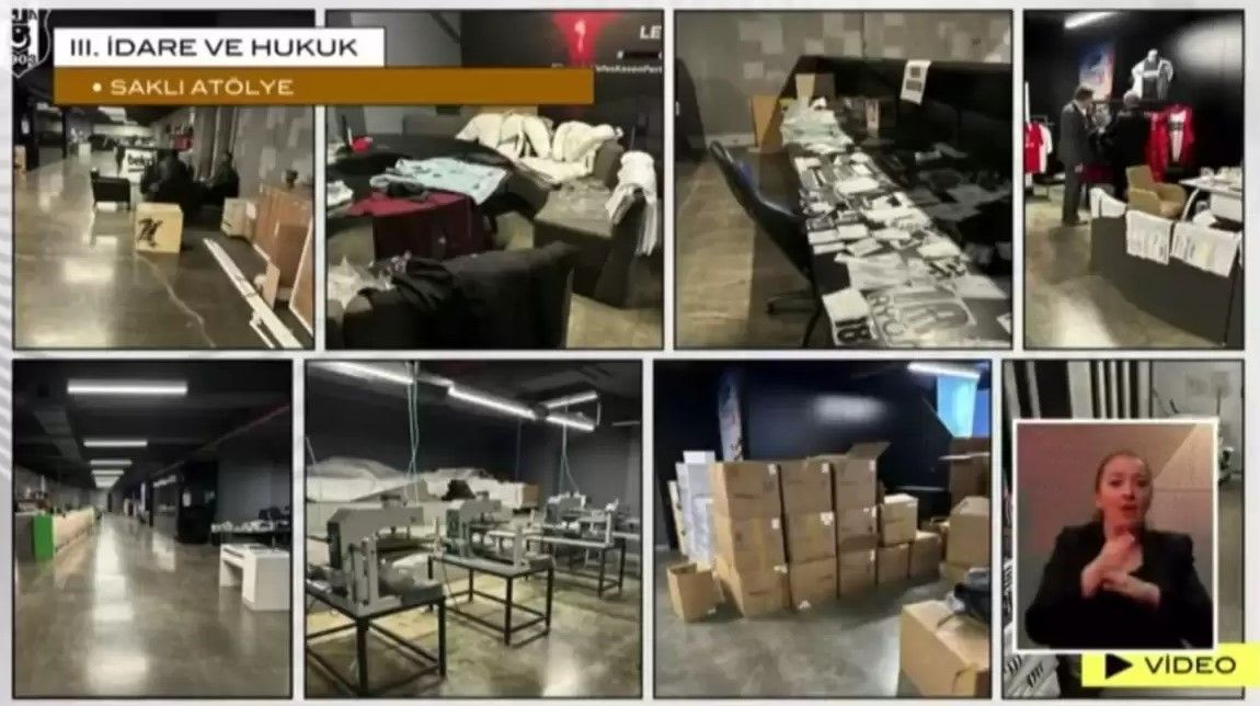 Beşiktaş stadyumunun altından çakma forma atölyesi çıkmıştı! Detaylar akıllara zarar - 2. Resim