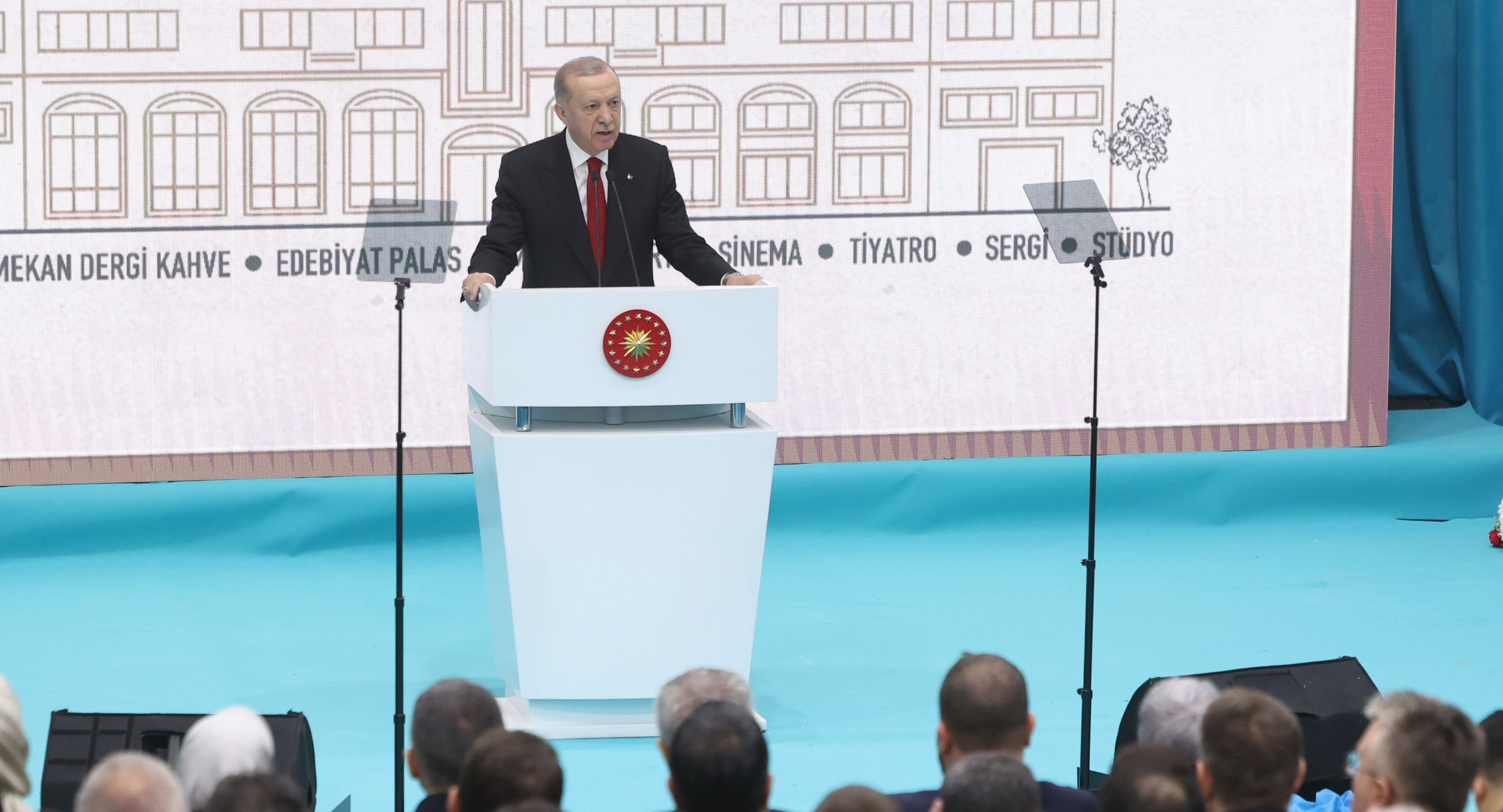 Ankara'ya yeni kültür ve sanat merkezi... Erdoğan: Artık hiç kimse karanlığı aydınlık diye pazarlayamayacak - 1. Resim