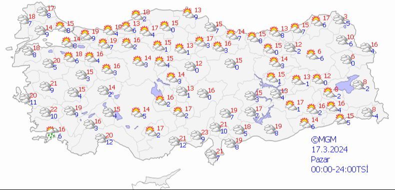 Meteoroloji'den sarı kodlu uyarı! Doğuda güneş açacak, batıda yağmur yağacak - 5. Resim