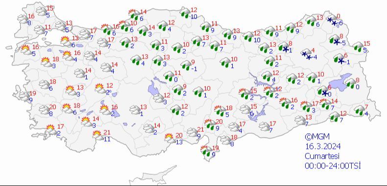 Meteoroloji'den sarı kodlu uyarı! Doğuda güneş açacak, batıda yağmur yağacak - 4. Resim