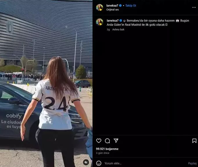 Rus model Svetlana Alekseeva kafayı Arda Güler’le bozdu! Meğer saatler öncesinden paylaşmış ‘İlk golü atacak’ - 1. Resim