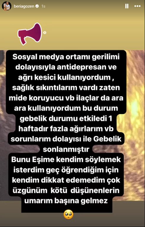 Survivor’da baba olacağını öğrenen Yunus Emre’nin eşi Beria Özden bebeğini kaybetti - 2. Resim