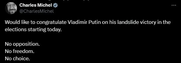 AB Konseyi Başkanı Michel, Putin'i tiye aldı: Muhalefet yok, özgürlük yok, seçim yok - 1. Resim
