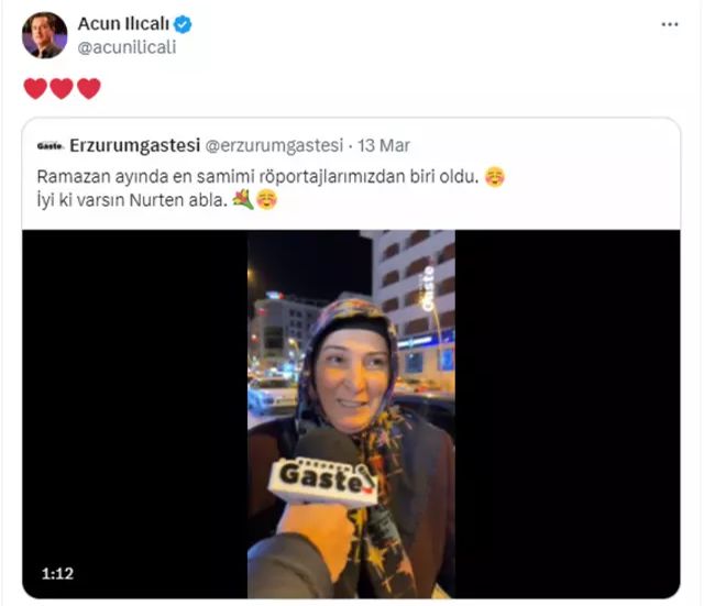 Erzurumlu kadının sokak röportajı sosyal medyayı salladı! Acun Ilıcalı tepkisiz kalmadı - 1. Resim