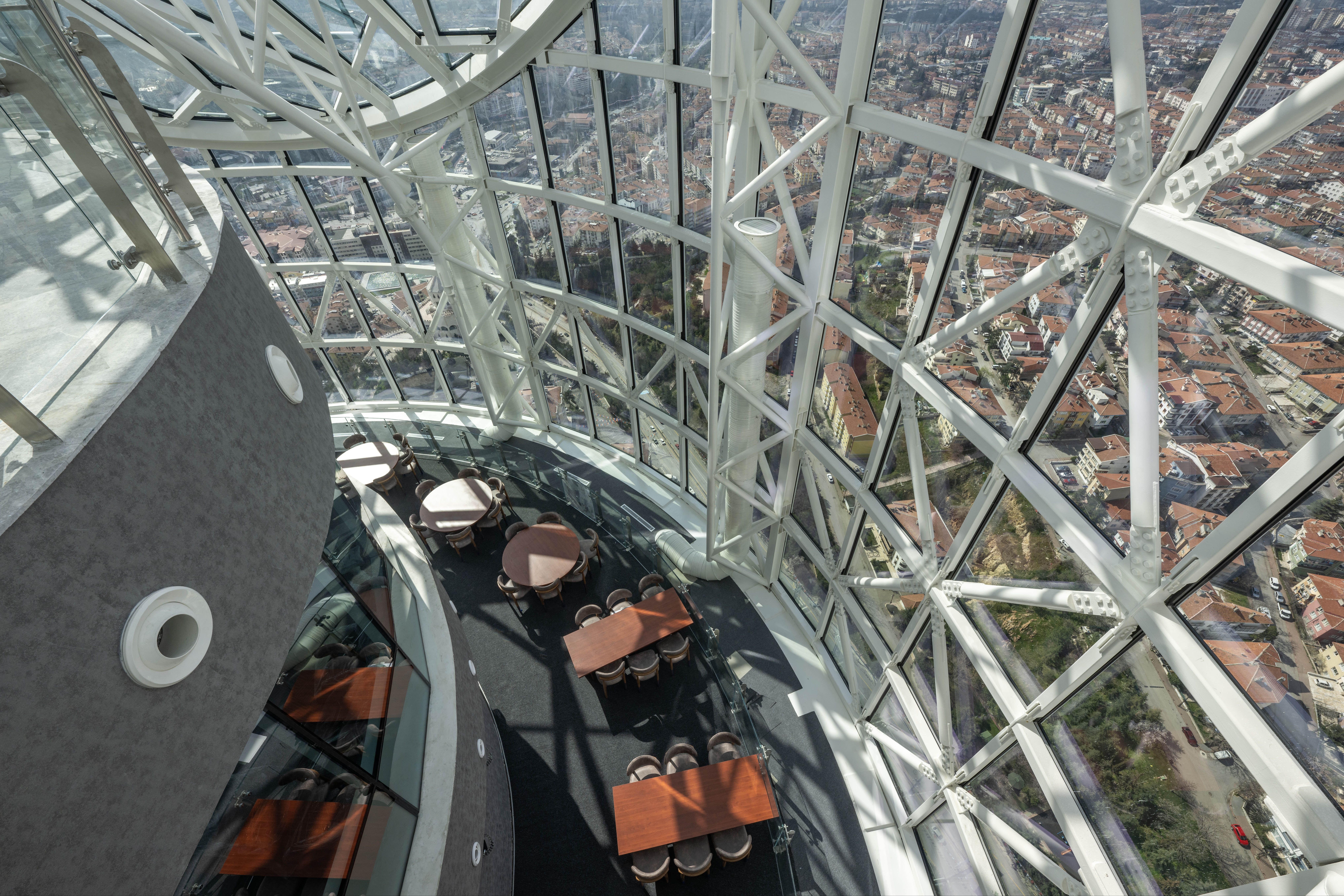 Tam 197 metre, Selçuklu yıldızı motifiyle taçlandırıldı! Açılışını Erdoğan ve Bahçeli yapacak Atatürk Cumhuriyet Kulesi, Çanakkale Zaferi'nin yıl dönümünde açılacak - 3. Resim