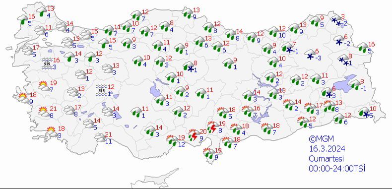 Meteoroloji'den hafta sonu uyarısı! İl il açıkladı: Sağanak ve kar kuvvetli olacak - 1. Resim