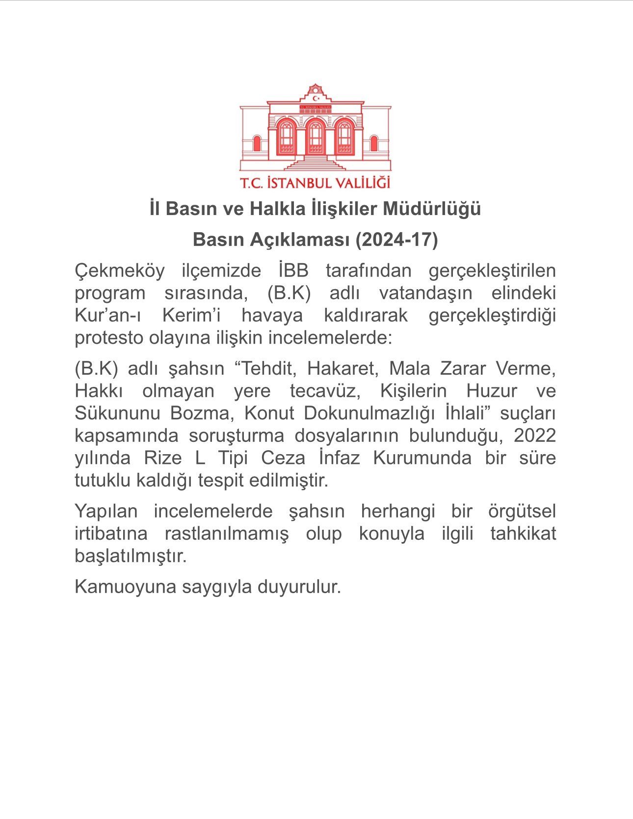Valilikten İmamoğlu'nun mitingindeki protestoya ilişkin açıklama: Daha önce tutuklanmış - 1. Resim