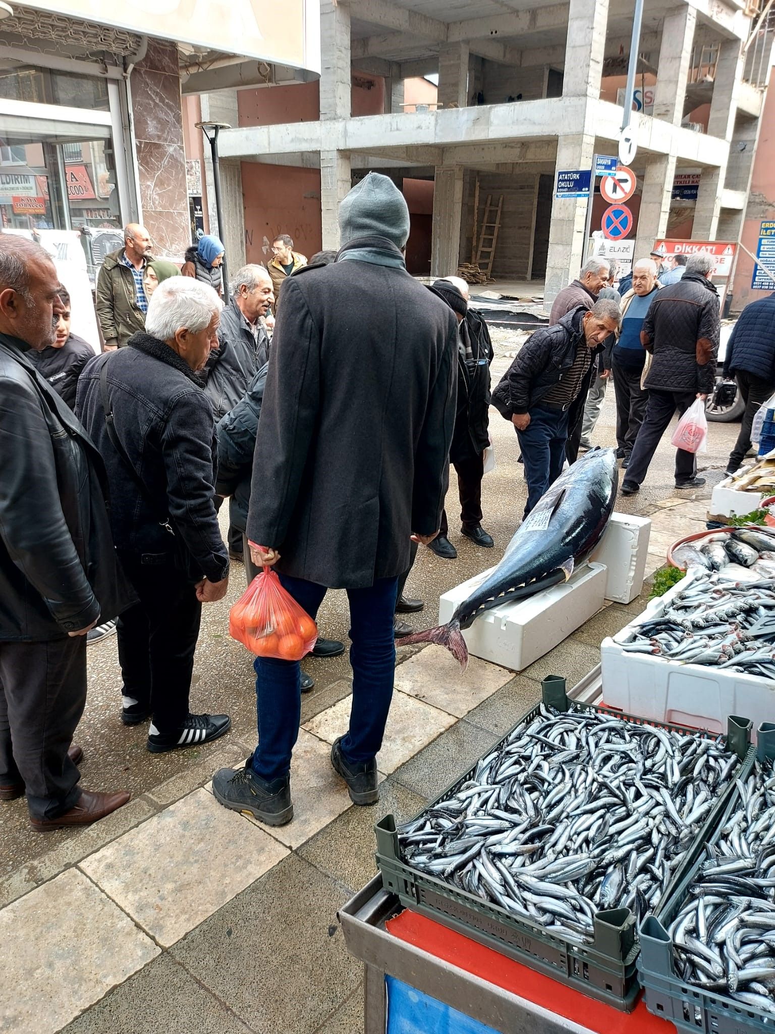 Elazığ'da görenleri şaşkına çevirdi! Tam 1 metre 74 santimetre ve 82 kilogram... - 1. Resim