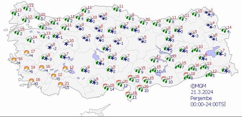 Meteorolojiden çifte alarm! Kuvvetli sağanak ve kar yağışı geliyor - 3. Resim