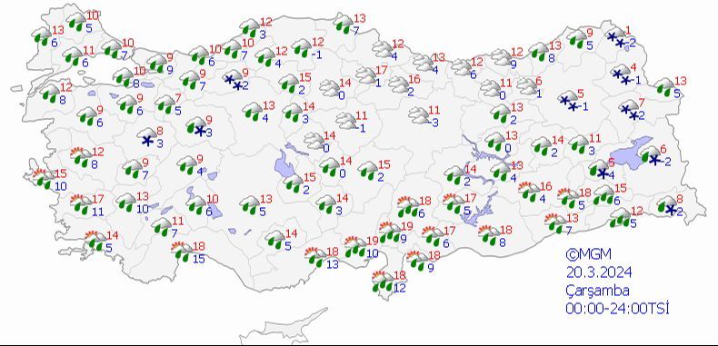 Meteorolojiden çifte alarm! Kuvvetli sağanak ve kar yağışı geliyor - 2. Resim