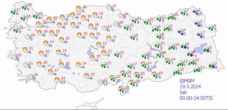 Meteorolojiden çifte alarm! Kuvvetli sağanak ve kar yağışı geliyor - 1. Resim