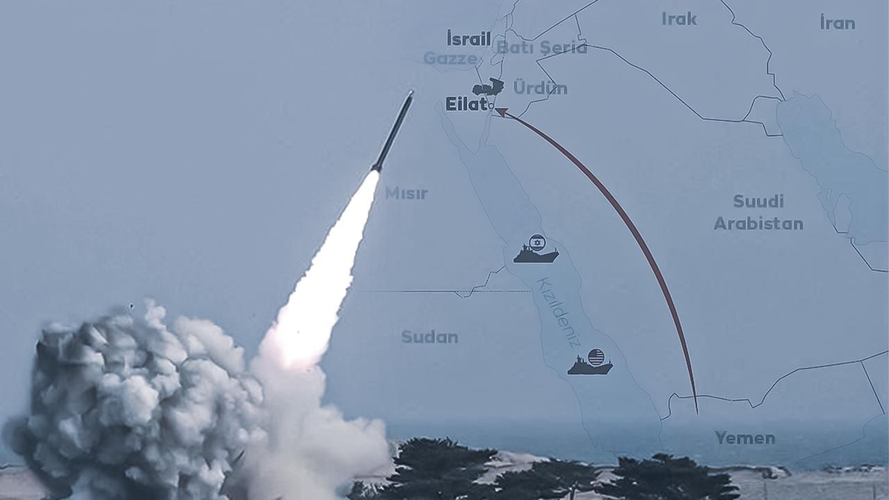 İran destekli Husiler ilk kez İsrail'i füzelerle vurdu - 1. Resim