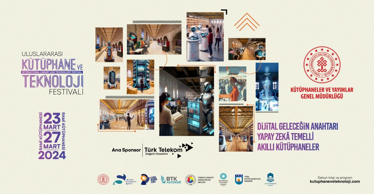 Yapay zeka ve kütüphane ilk defa bir arada! "Uluslararası Kütüphane ve Teknoloji Festivali" başlıyor - 1. Resim