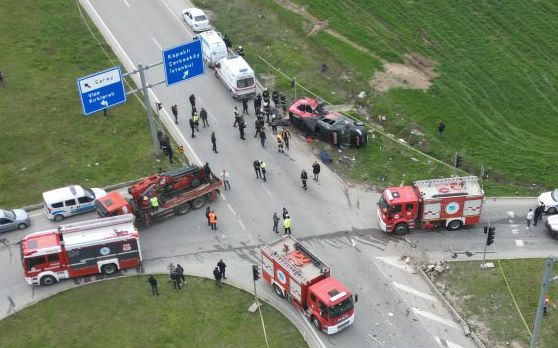 5 kişinin öldüğü kazanın görüntüleri ortaya çıktı - 1. Resim