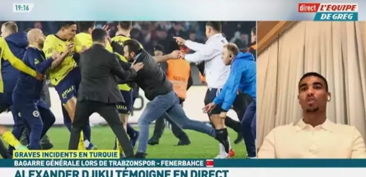 Fenerbahçeli Alexander Djiku Trabzonspor maçındaki olayları L'Equipe'e anlattı: 