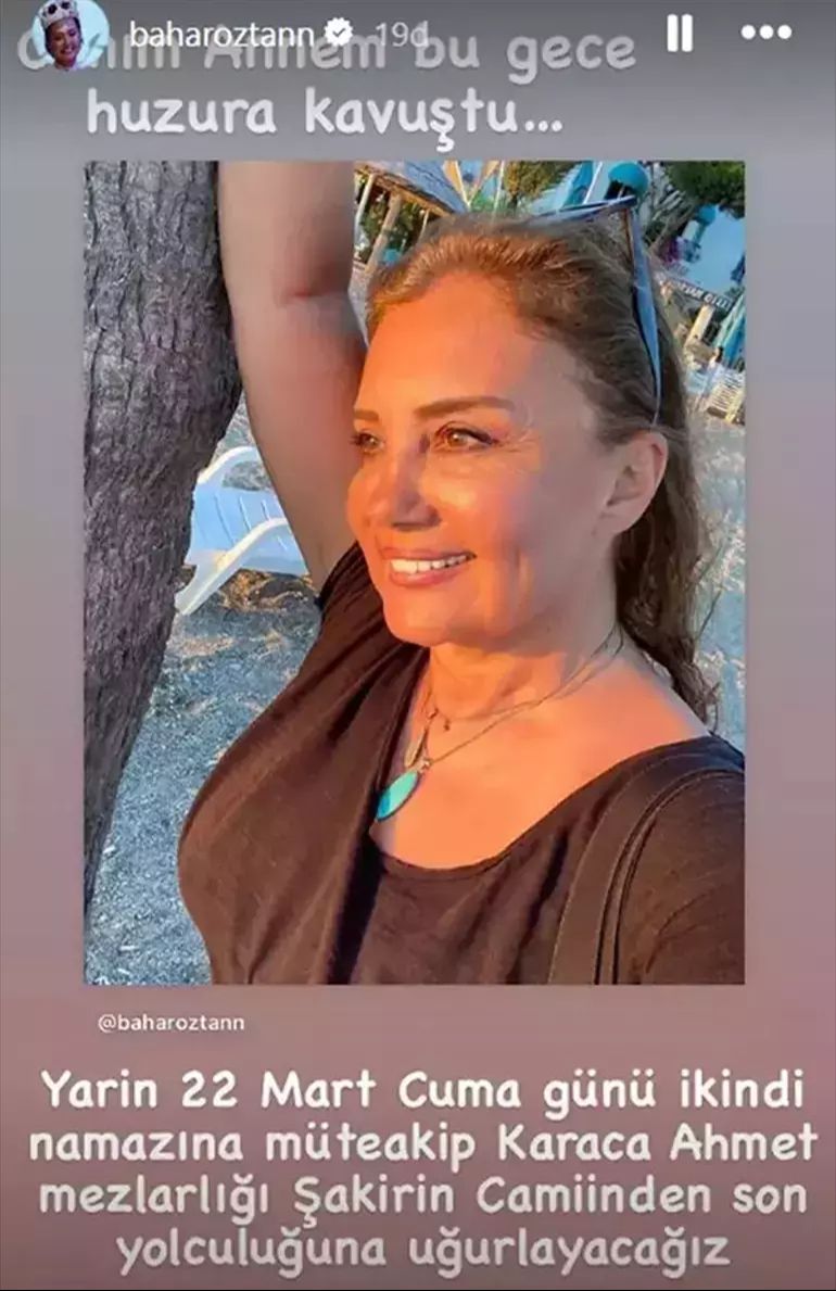 Yeşilçam'ın 'gamzelisi' için sözün bittiği yer... Bahar Öztan son yolculuğuna uğurlandı Yeşilçam'ın 'gamzelisi' için