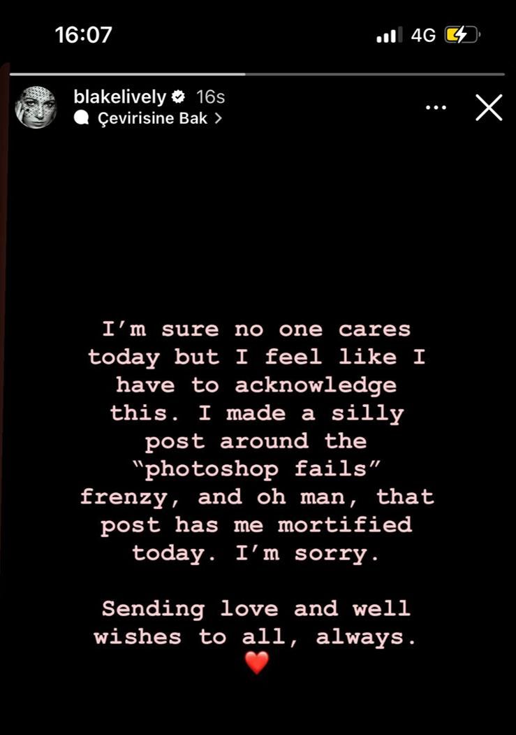 Fotoğrafıyla dalga geçmişti! Blake Lively, kanser olduğunu açıklayan Kate Middleton'dan özür diledi Fotoğrafıyla dalga geçmişti! Blake Lively, kanser olduğunu açıklayan Kate Middleton'dan özür diledi - 2. Resim