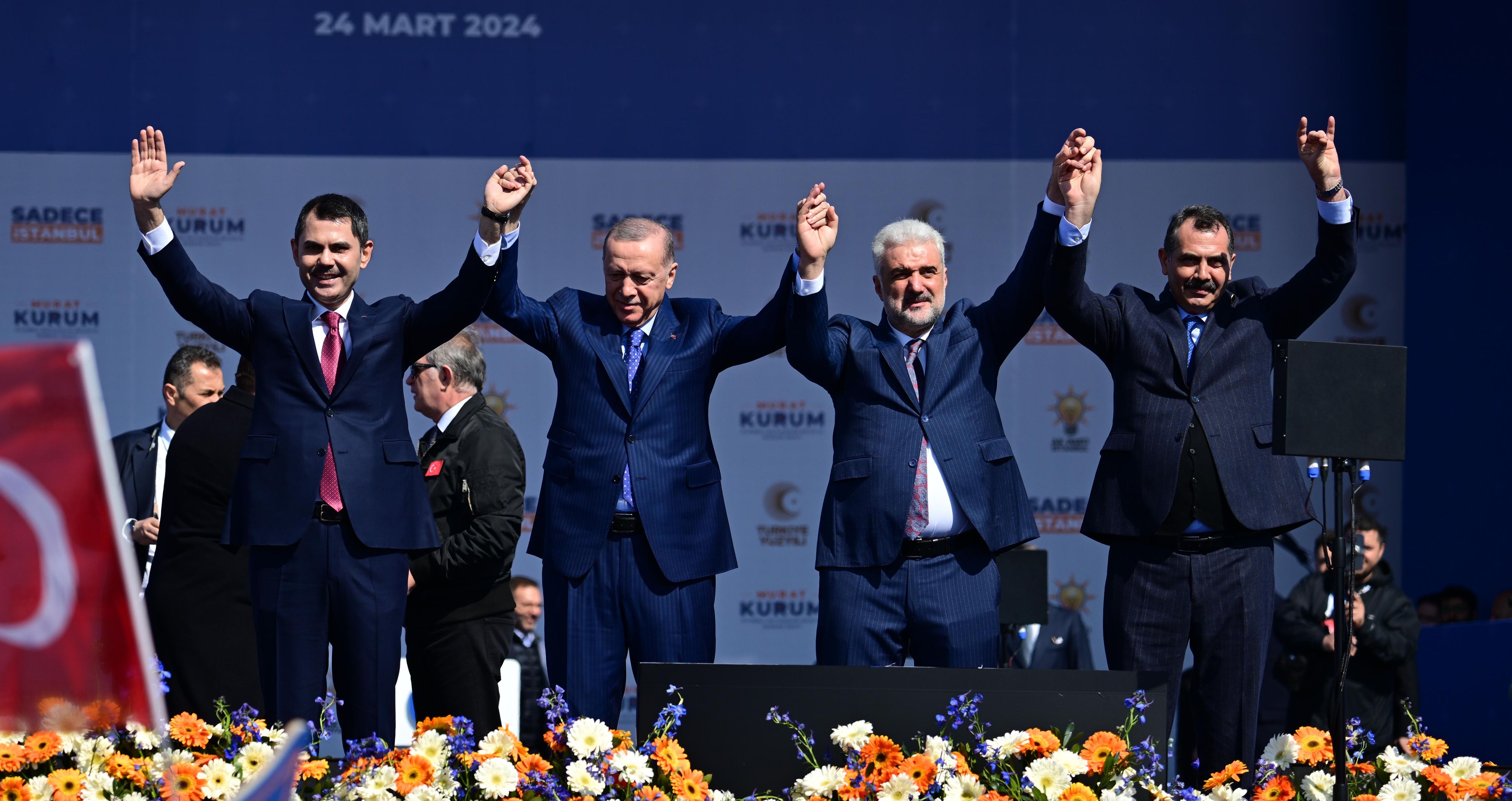 AK Parti Büyük İstanbul Mitingi... Cumhurbaşkanı Erdoğan: Bu şehir 30 yıl geriye gitti - 1. Resim