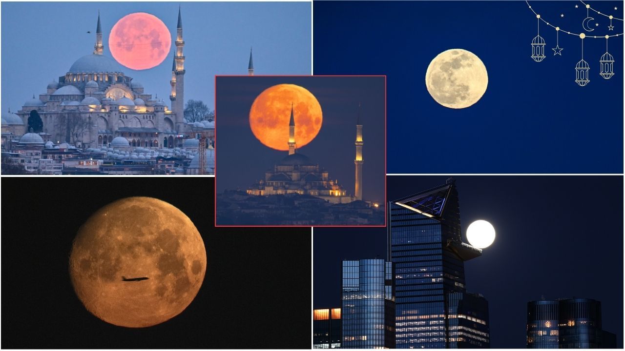  - Ramazan dolunayı ondördüncü gününde semayı böyle aydınlattı