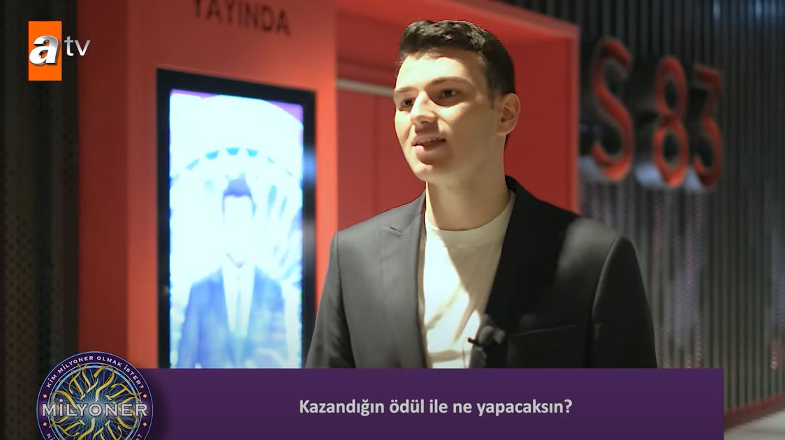 Kim Milyoner Olmak İster’de büyük ödül alan Berk Göktaş kazandığı parayla ne yapacağını açıkladı Kim Milyoner Olmak İster’de büyük ödül alan Berk Göktaş kazandığı parayla ne yapacağını açıkladı - 2. Resim