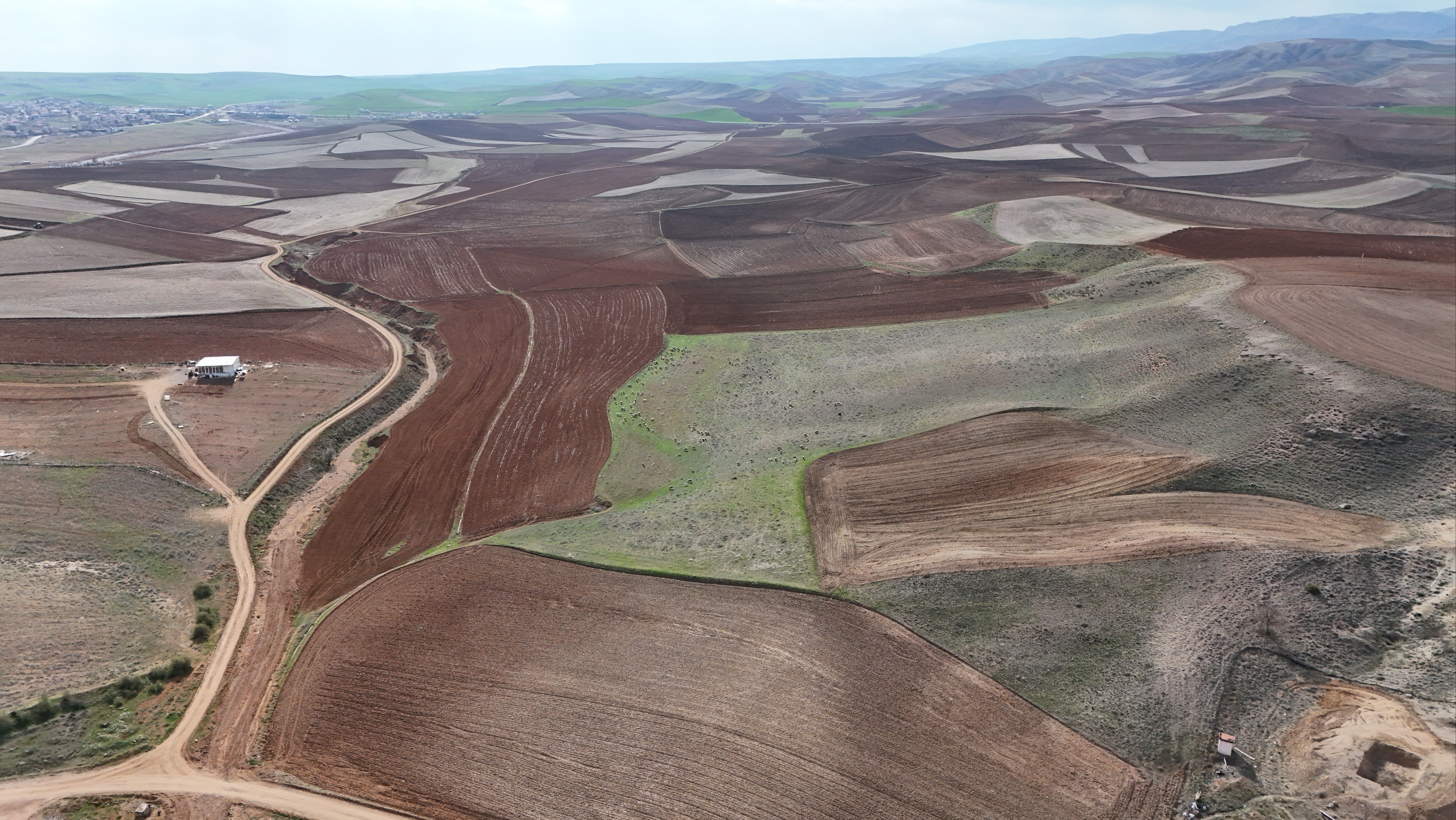 Kızılırmak'ta korkutan manzara! Sular onlarca metre çekildi - 1. Resim