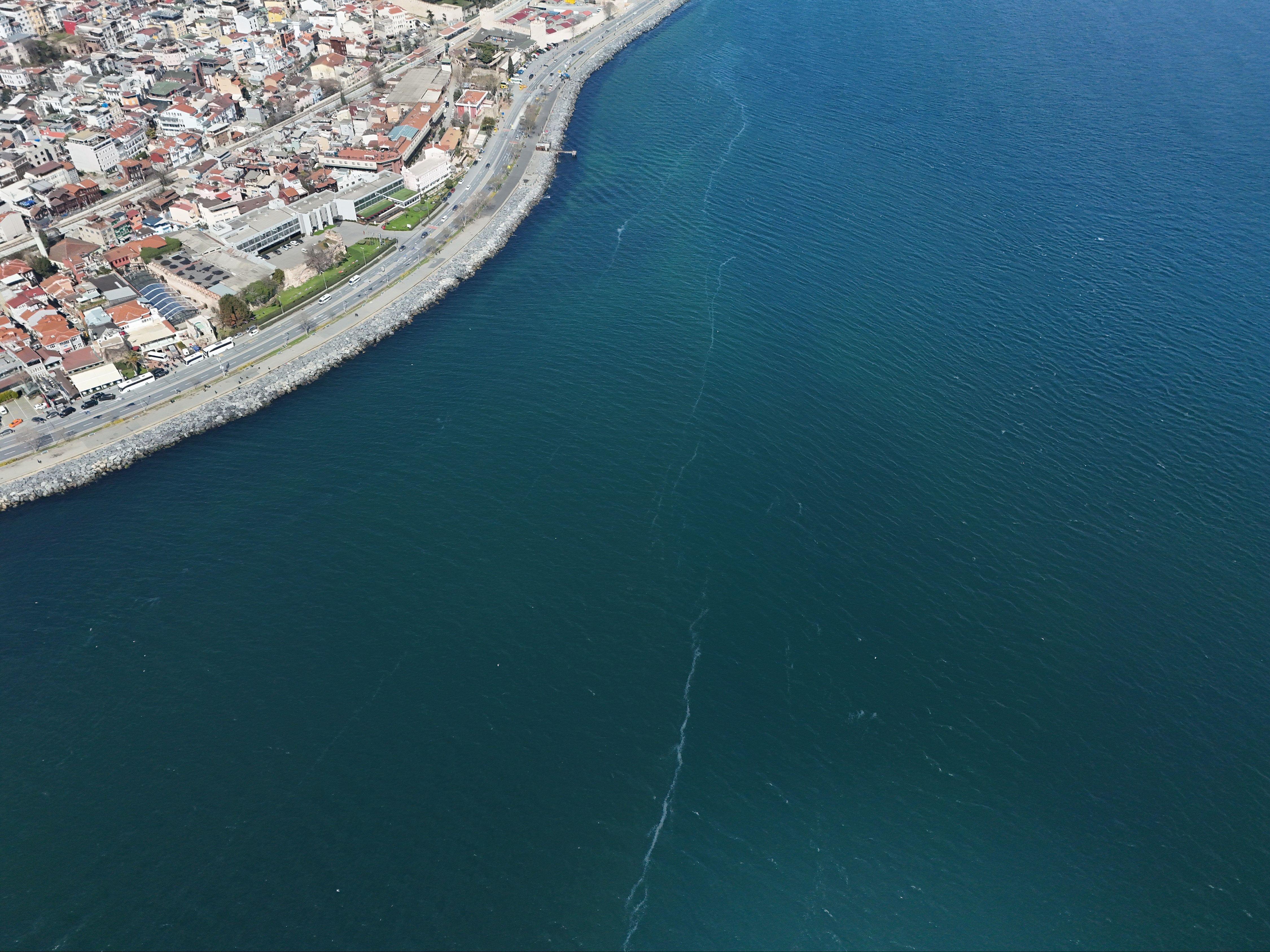 Marmara Denizi'nde ürküten görüntü! Kilometrelerce uzunlukta, lağım çukuruna dönüşebilir - 3. Resim