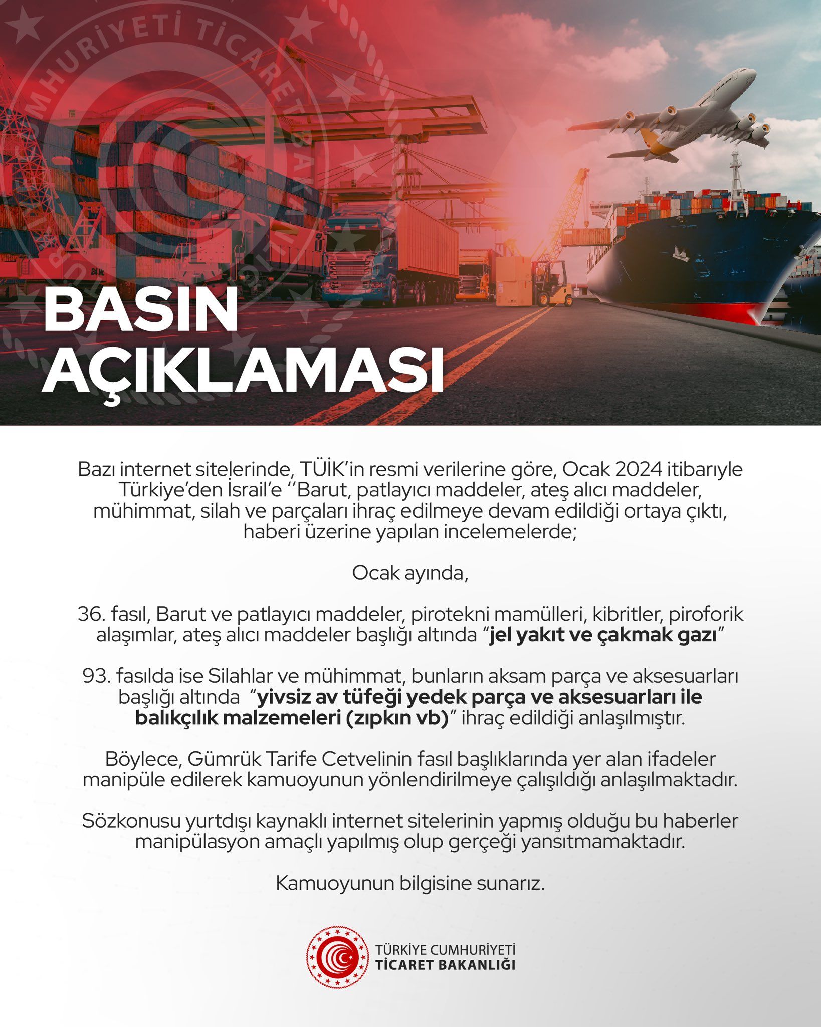 Bakanlıktan 'İsrail ile silah ticareti' iddialarına jet yalanlama - 1. Resim