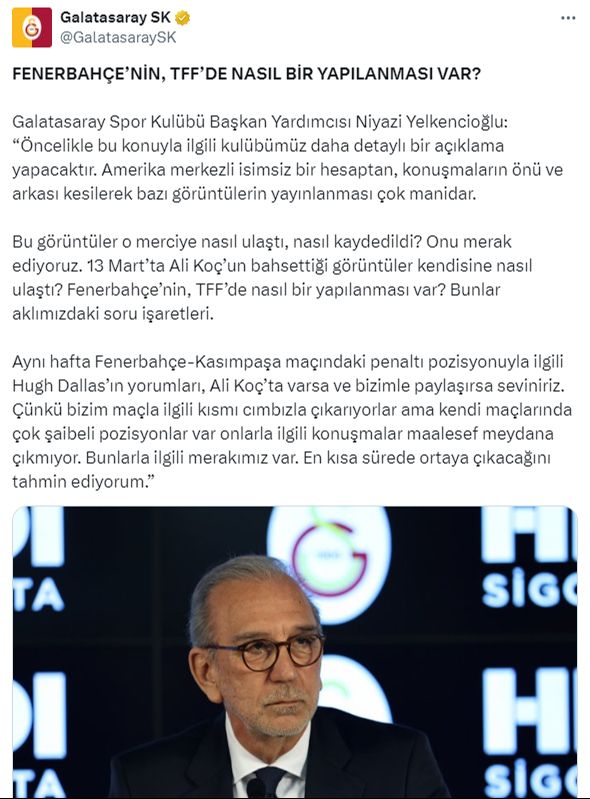 Eşi benzeri görülmemiş skandal! Galatasaray-Antalyaspor maçının hakem toplantısı sızdırıldı! Hugh Dallas, Abdülkadir Bitigen ve Özgür Yankaya... - 3. Resim
